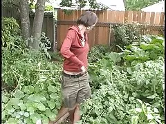 Sodininkystė baigiasi gražus fuck šis Plaukuotas mergina