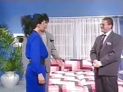 Mėlyna panele threesome