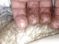 Trina žmonos minkštas pilvo, gauruotas pūlingas