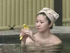 Japonijoje pavasarį spa gamtos krūmas.